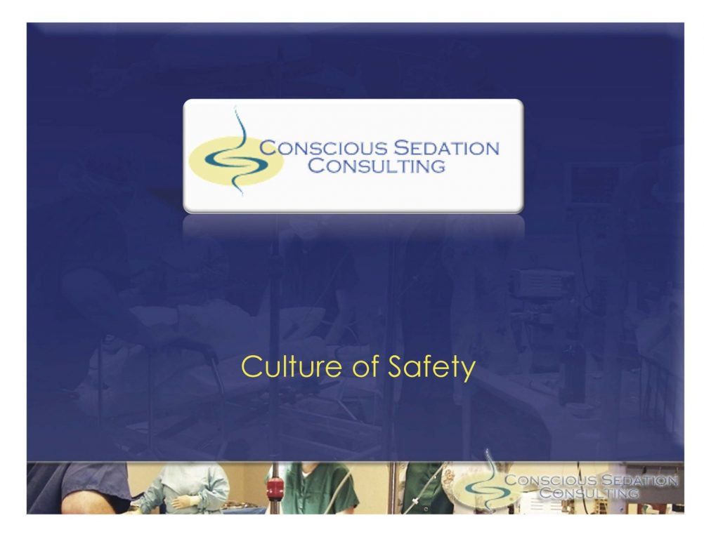 Online Sedation CE Course Sedation Consulting