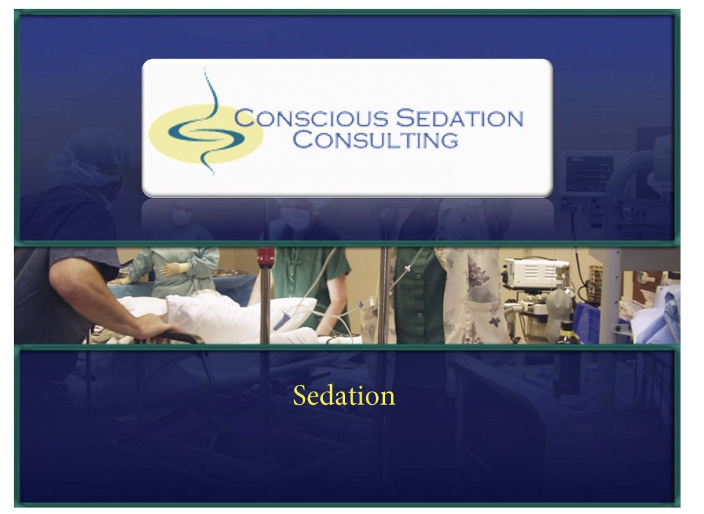 Sedation Online CE Course Sedation Consulting
